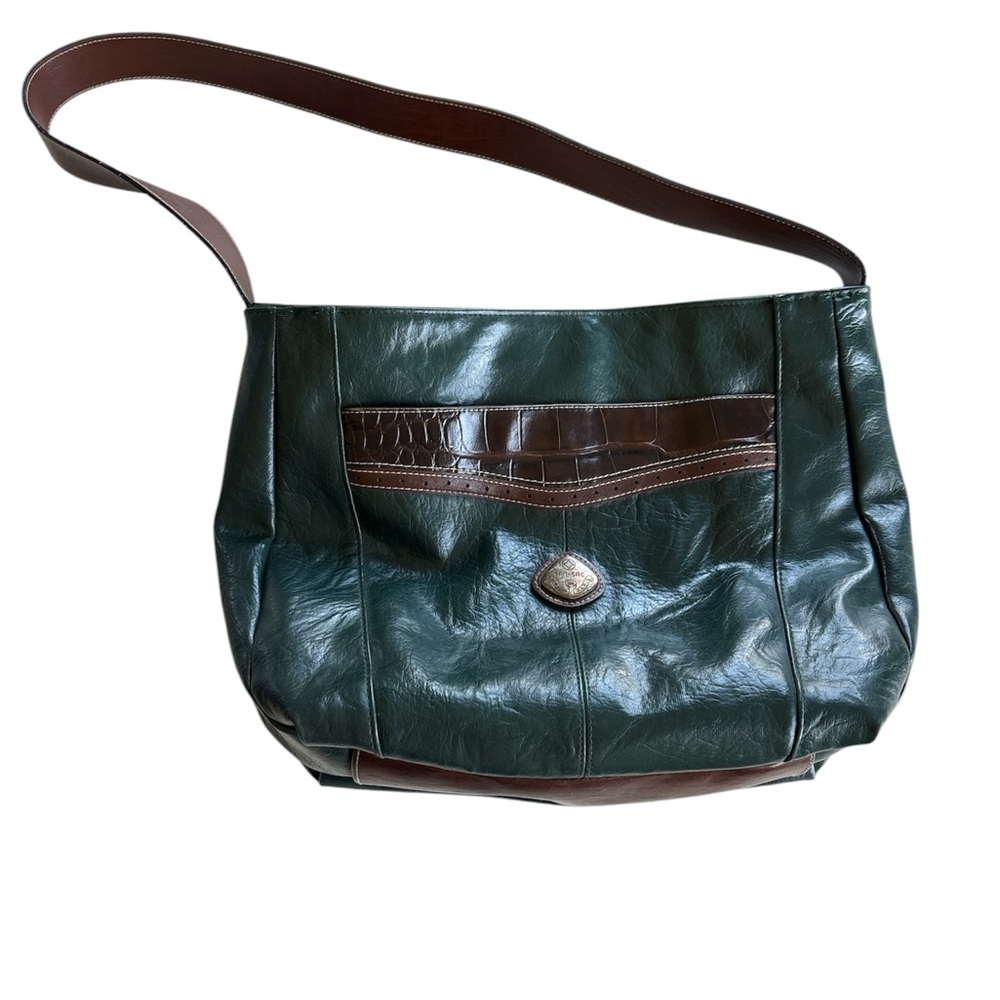 ❤️Tan-Sac Green Leather Crossbody Bag
